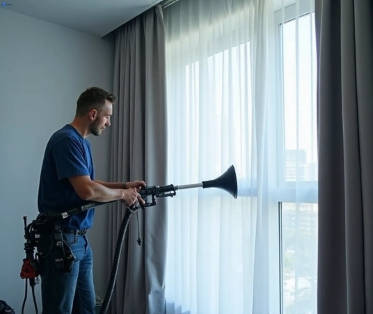 Professional curtain stain removal process equipment Matty Curtain Cleaning wollert-vic
