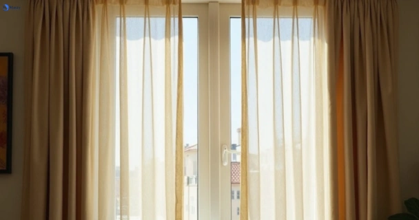 Dull dusty drapes in wollert-vic before professional cleaning